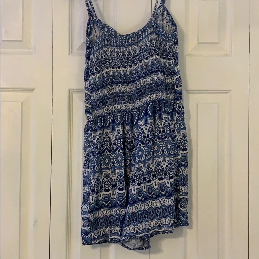 Blue patterned romper - Picture 2 of 4